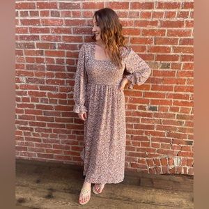 Amelia Floral Midi Dress